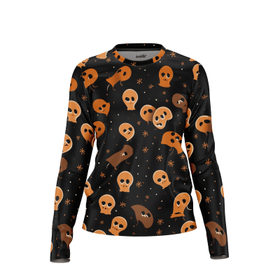 Ghastly Gourd Gathering Women’s Long Sleeve Shirt