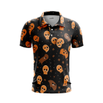 Ghastly Gourd Gathering Men’s Polo Shirt