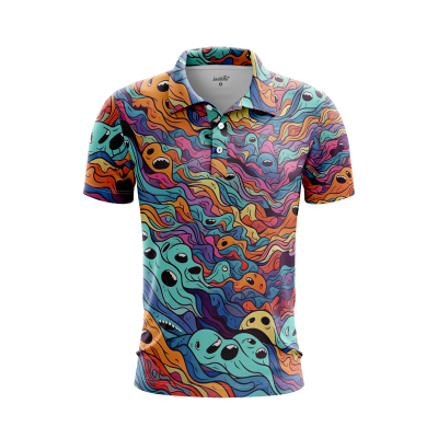 Ghostly Delights Men’s Polo Shirt