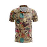 Ghoulish Glam Men’s Polo Shirt