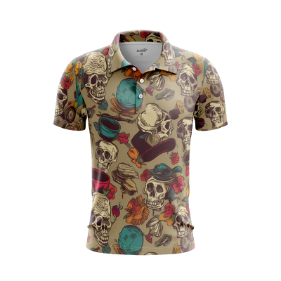 Ghoulish Glam Men’s Polo Shirt