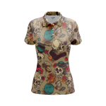 Ghoulish Glam Women’s Polo Shirt