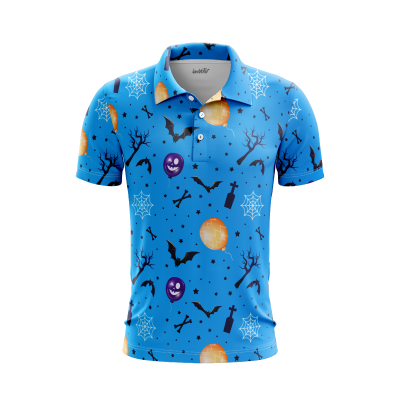 Ghoulish Gumwood Gathering Men’s Polo Shirt