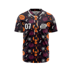 Custom Haunted Harvest Happening Baseball Jersey