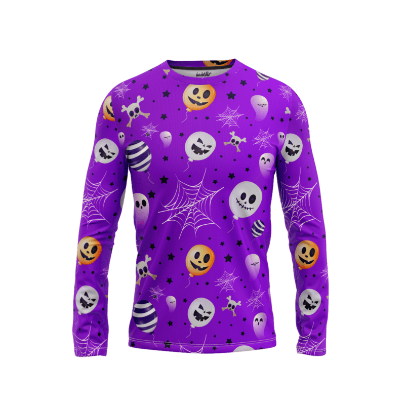 Haunted Holly Happening LongSleeveMenFront