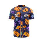 Custom Haunting Hickory Happening Baseball Jersey