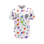 Custom Kaleidoscopic Kudzu Karnival Baseball Jersey