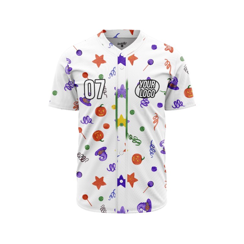 Kaleidoscopic Kudzu Karnival BaseballJerseyFront