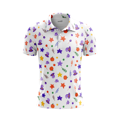 Kaleidoscopic Kudzu Karnival Men’s Polo Shirt