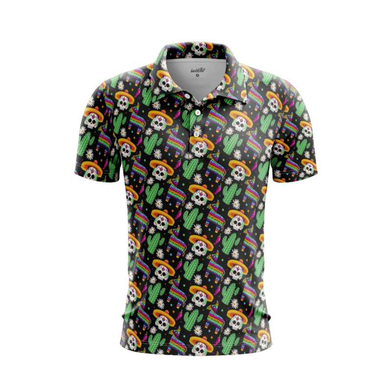 Monster Mash Madness PoloShirtMenFront