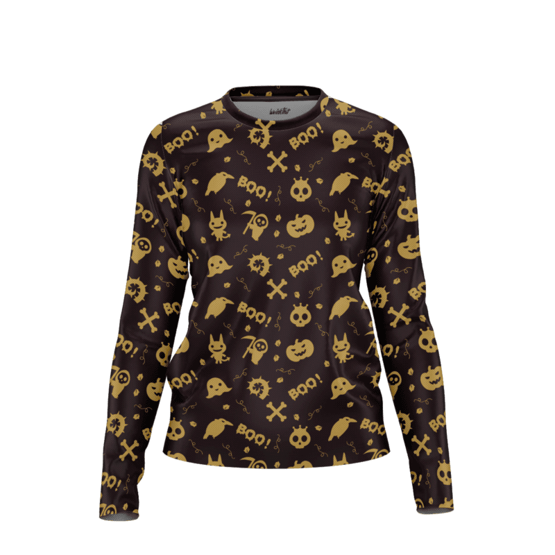 Moonlit Maize Maze LongSleeveWomenFront