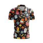 Mournful Maple Masquerade Men’s Polo Shirt