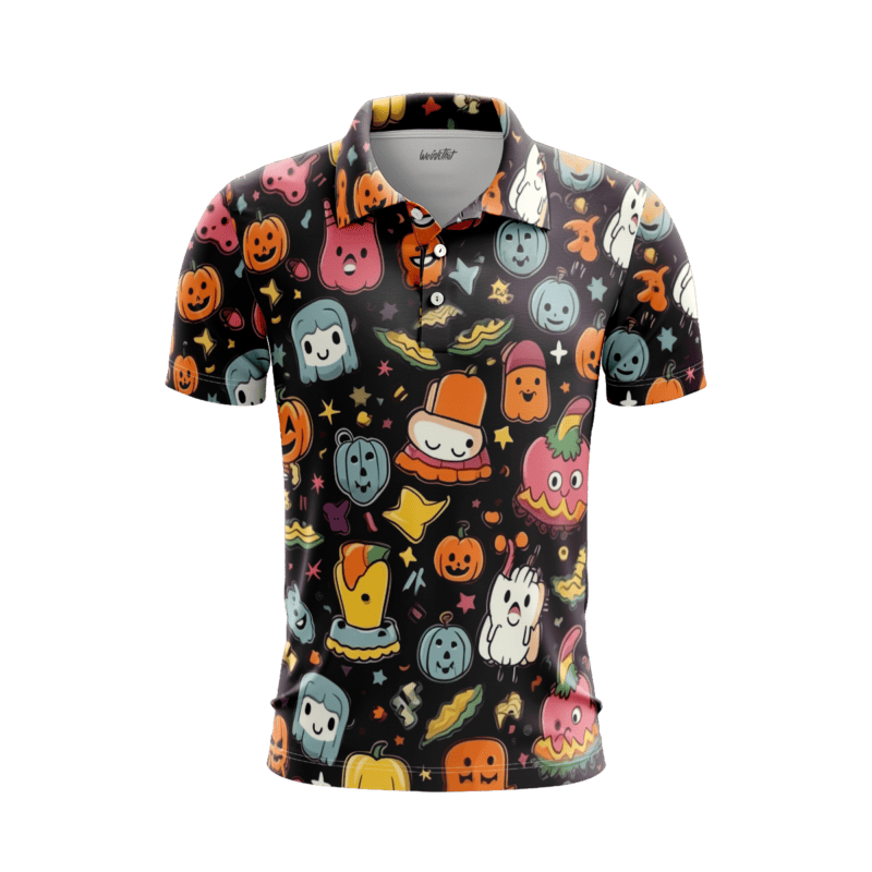 Mournful Maple Masquerade PoloShirtMenFront