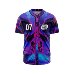 Custom Mysterious Mahogany Masquerade Baseball Jersey