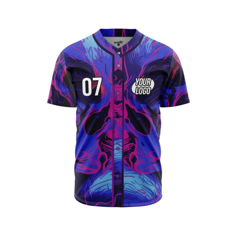 Mysterious Mahogany Masquerade BaseballJerseyFront