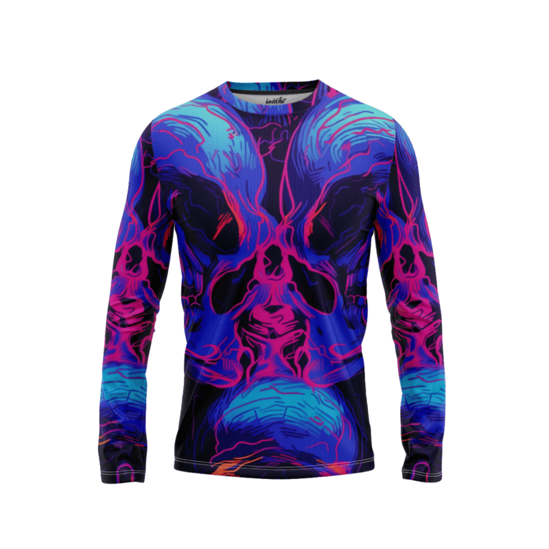 Mysterious Mahogany Masquerade LongSleeveMenFront