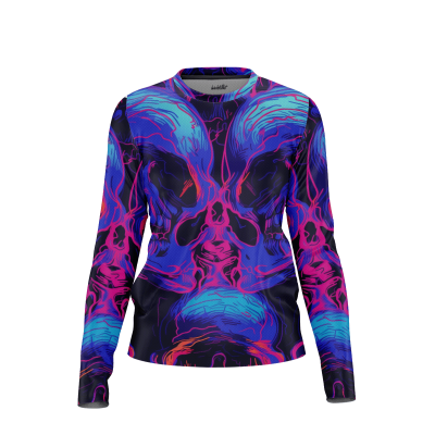 Mysterious Mahogany Masquerade Women’s Long Sleeve Shirt