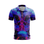 Mysterious Mahogany Masquerade Men’s Polo Shirt