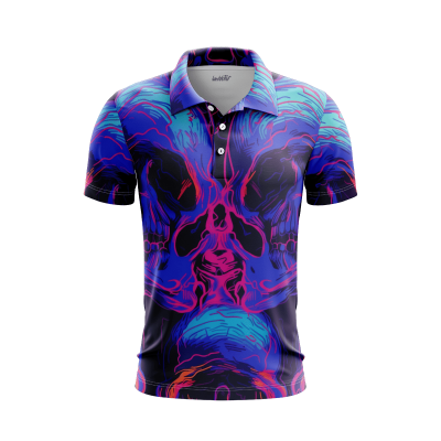 Mysterious Mahogany Masquerade Men’s Polo Shirt