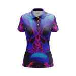Mysterious Mahogany Masquerade Women’s Polo Shirt