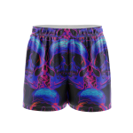 Mysterious Mahogany Masquerade Sport Shorts