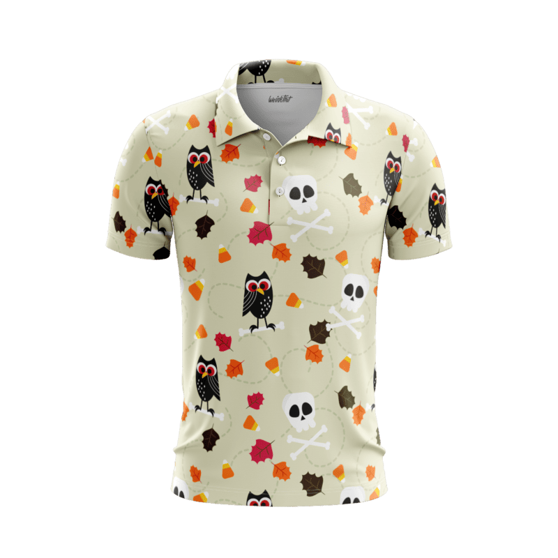 Mystic Marigold Masquerade PoloShirtMenFront