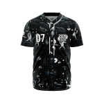 Custom Nocturnal Nightshade Nuptials Baseball Jersey