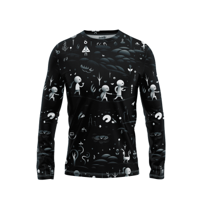 Nocturnal Nightshade Nuptials Men’s Long Sleeve Shirt
