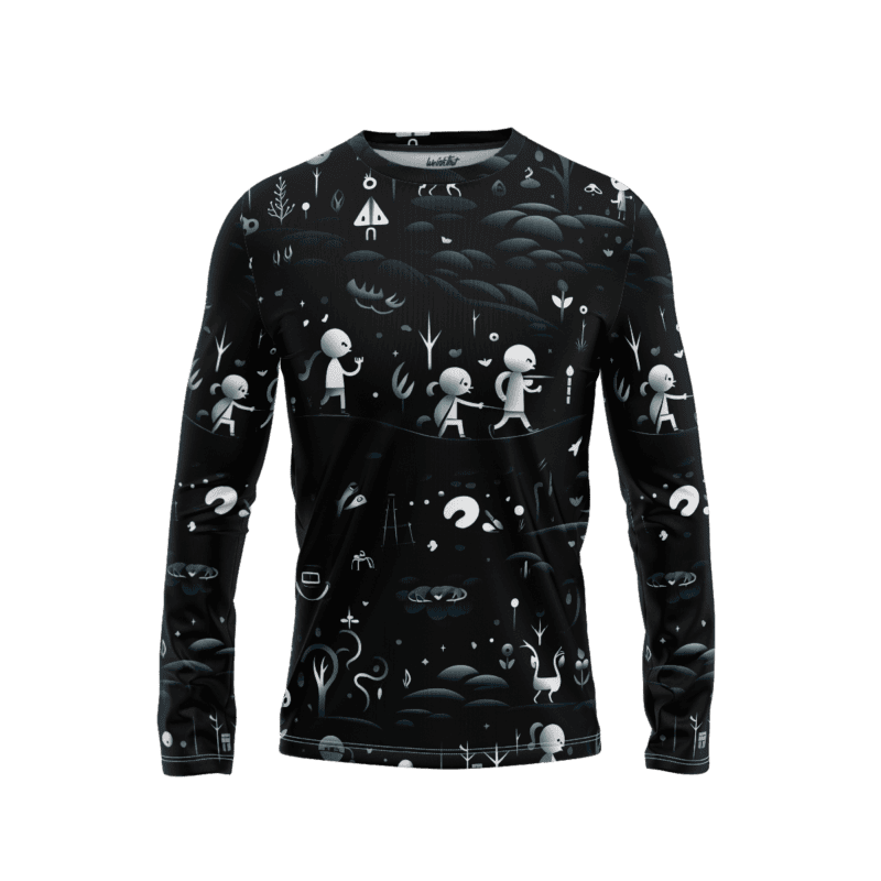 Nocturnal Nightshade Nuptials LongSleeveMenFront