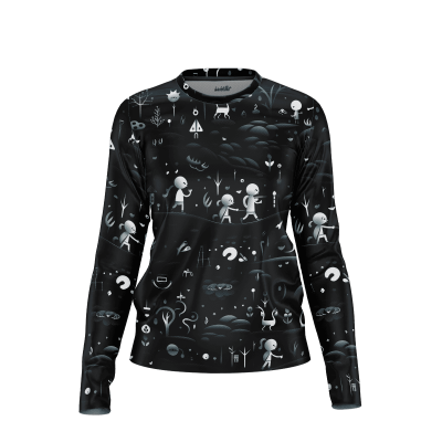 Nocturnal Nightshade Nuptials Women’s Long Sleeve Shirt
