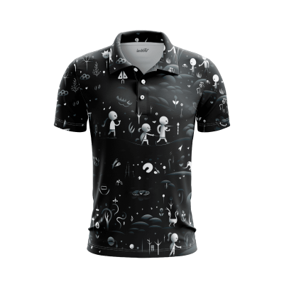 Nocturnal Nightshade Nuptials Men’s Polo Shirt