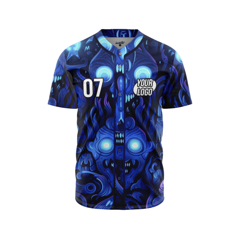 Nocturnal Nutwood Night BaseballJerseyFront