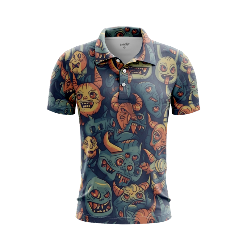 Otherworldly Ornaments PoloShirtMenFront