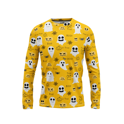 Pumpkin Phantom Parade Men’s Long Sleeve Shirt
