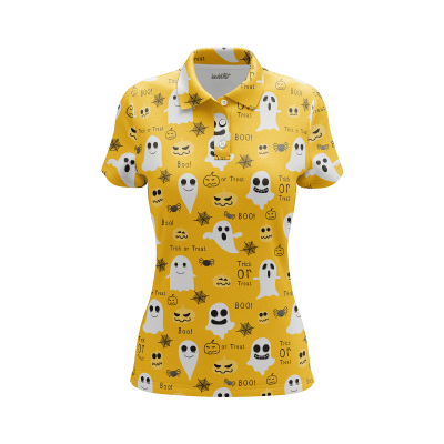 Pumpkin Phantom Parade Women’s Polo Shirt