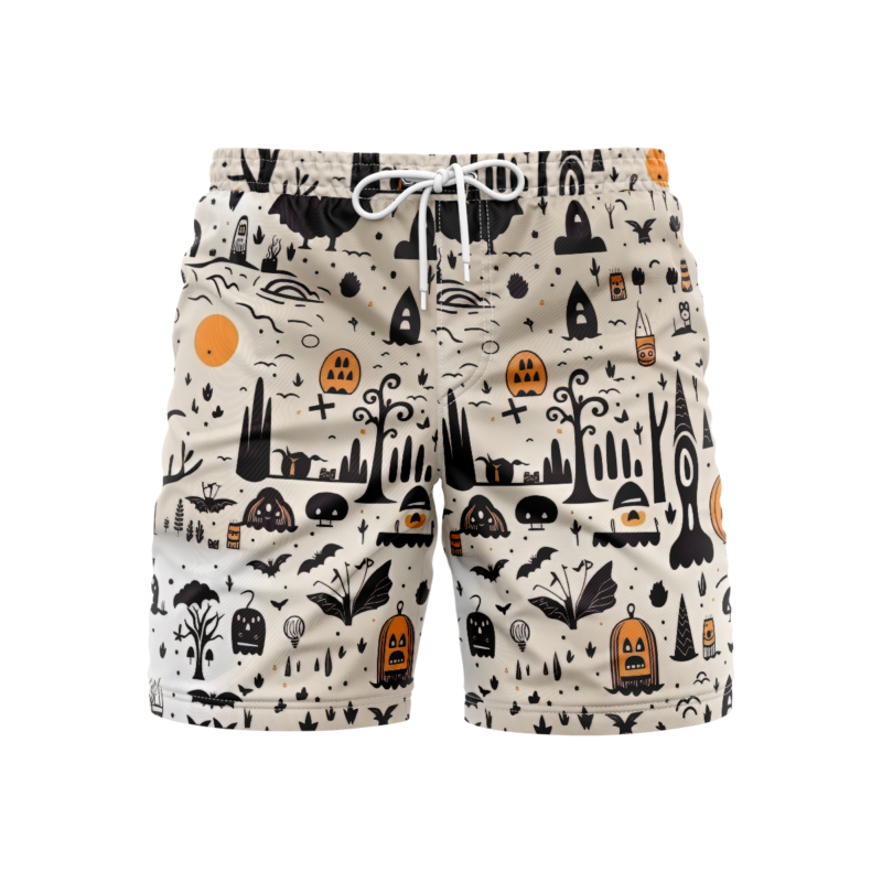 Ravishing Rosewood Revelry SwimshortsFront