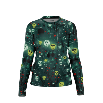 Spine-chilling Spruce Soiree Women’s Long Sleeve Shirt