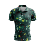 Spine-chilling Spruce Soiree Men’s Polo Shirt