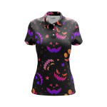 Spooky Scarecrow Soiree Women’s Polo Shirt