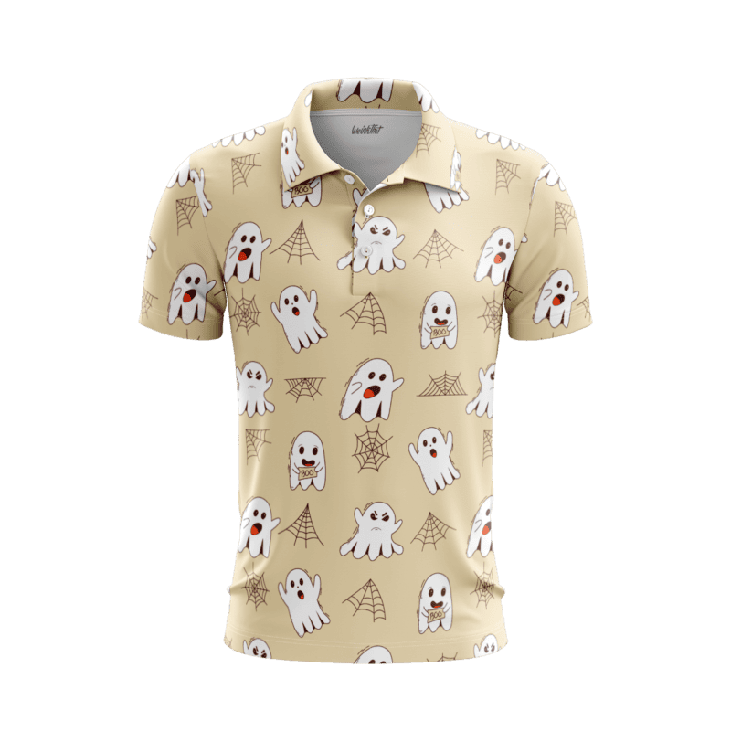 Spooky Spruce Spectacle PoloShirtMenFront