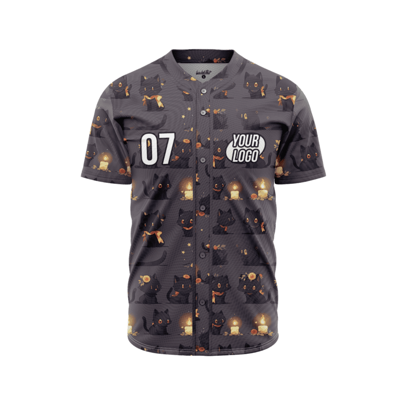 Custom Terrifying Teak Twilight Baseball Jersey
