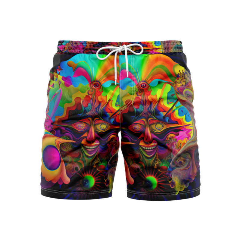 Wicked Woodland Waltz SwimshortsFront