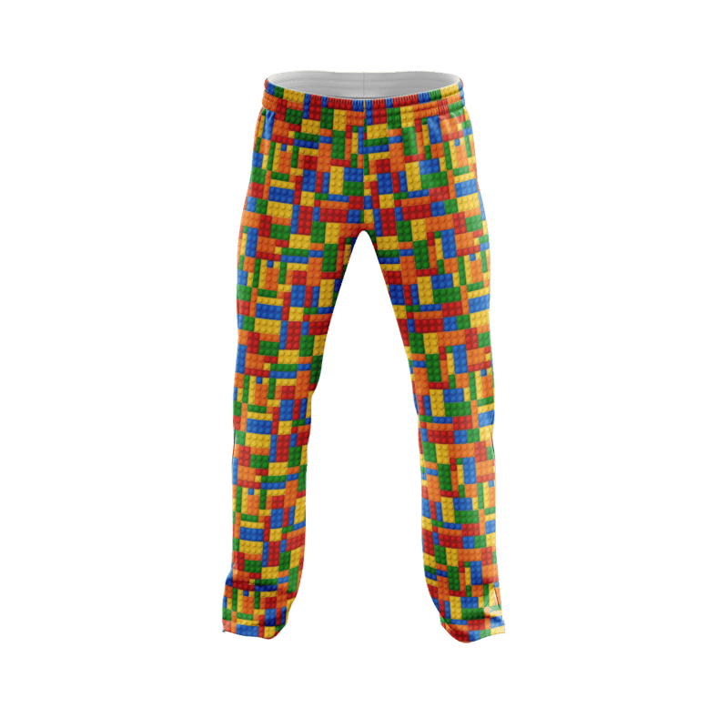 Lego Pattern1 PajamaPantsFront