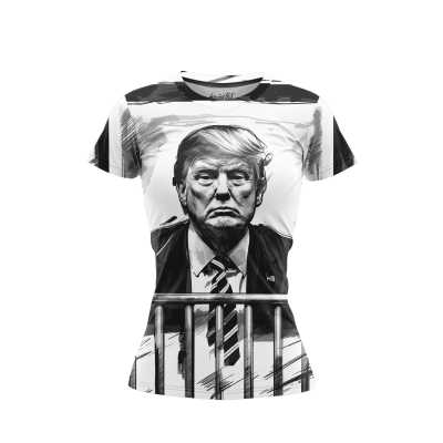 Trump Mugshot B&W Women's T-Shirt