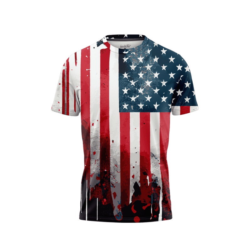 Dripped USA Flag Shirt