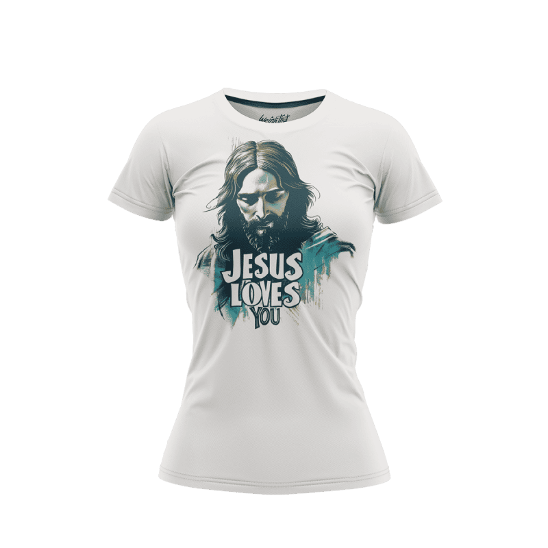 Jesus Loves You Blue Shirt