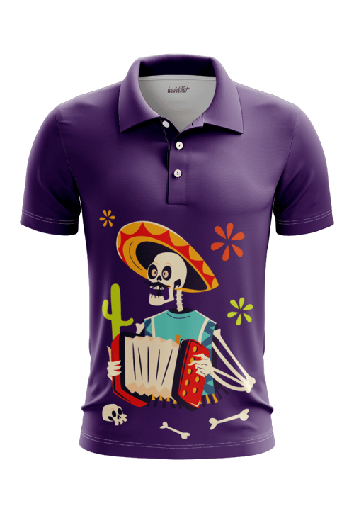 Dia de los Muertos Men's Polo Shirt