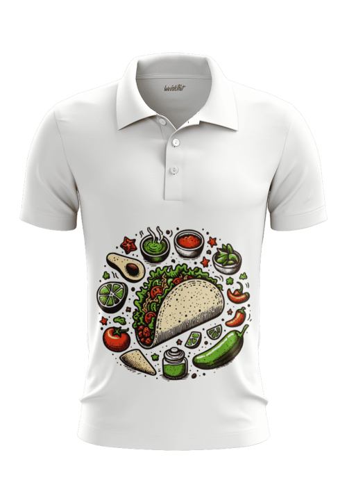 Tacos Men's Polo Shirt