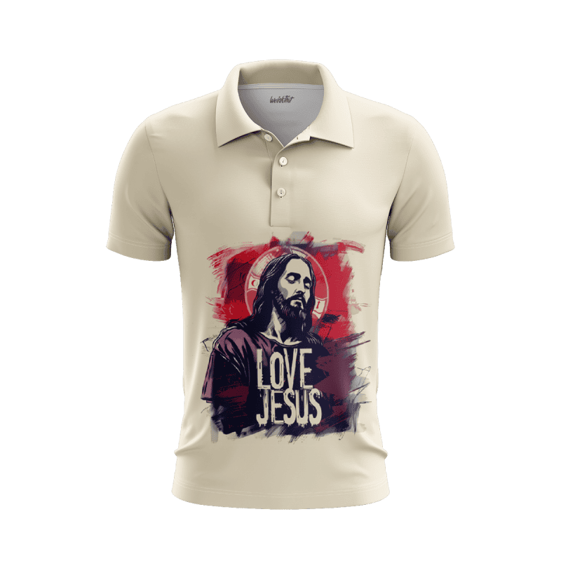 Love Jesus Modern Men's Polo Shirt