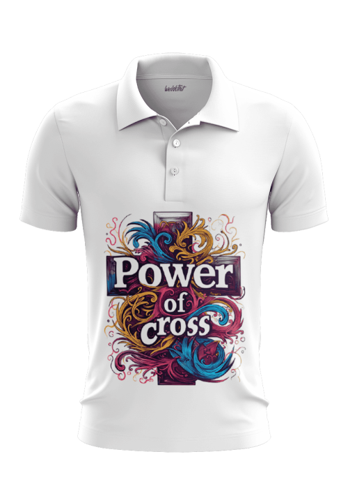 Power Of Cross Men's Polo Shirt